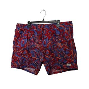 Cotopaxi Shorts Mens 2XL XXL Red Blue Brinco Mesh Lined Outdoor Hiking Swimming
